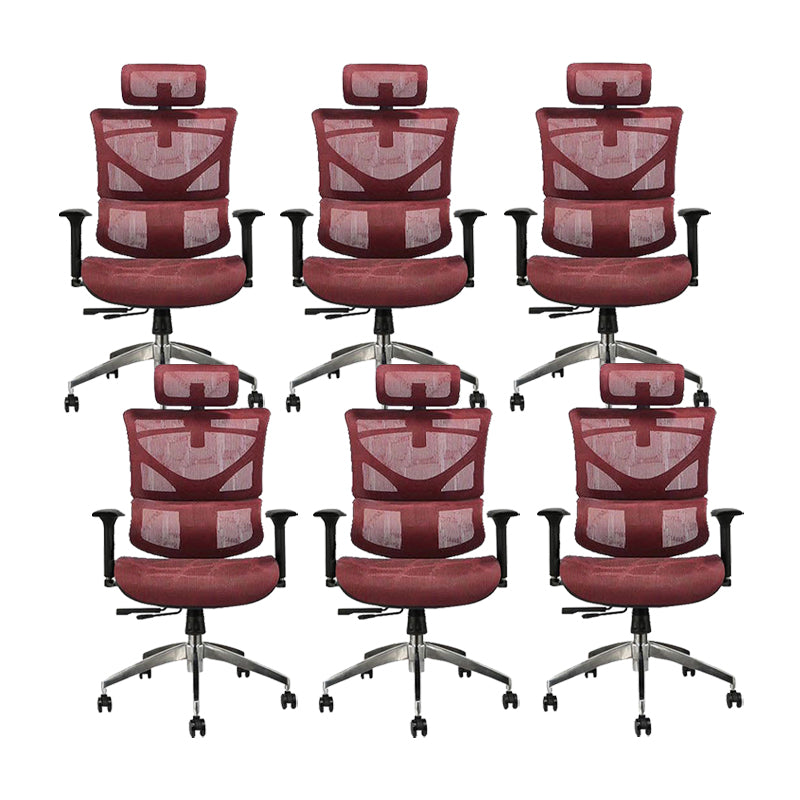 Contemporary Office Chair High-Back Adjustable Back Height Desk Chair