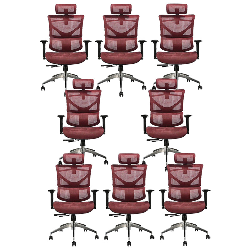 Contemporary Office Chair High-Back Adjustable Back Height Desk Chair