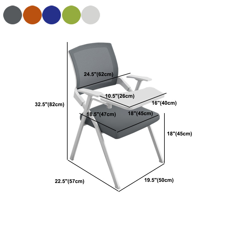 22"W Contemporary Arm Chair Breathable AirGrid Upholstered Desk Chair