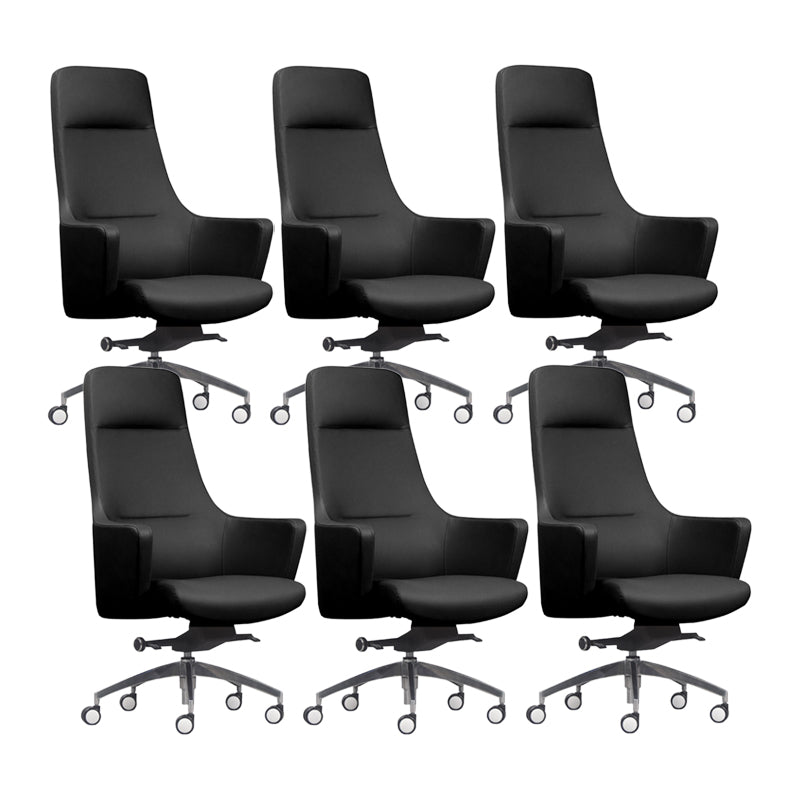 Faux Leather Managers Chair Arms Included Executive Chair for Office