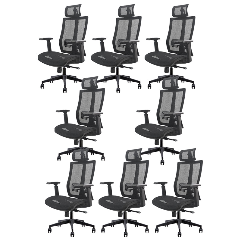 Modern Desk Chair Mesh Computer Chair Adjustable Chair with Wheel