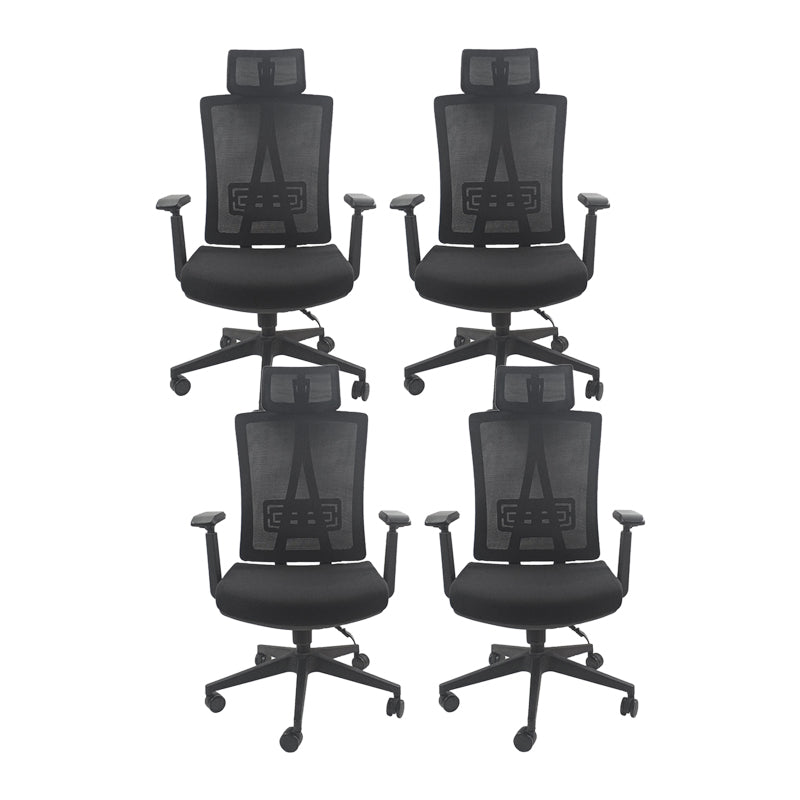 Modern Desk Chair Mesh Computer Chair Adjustable Chair with Wheel