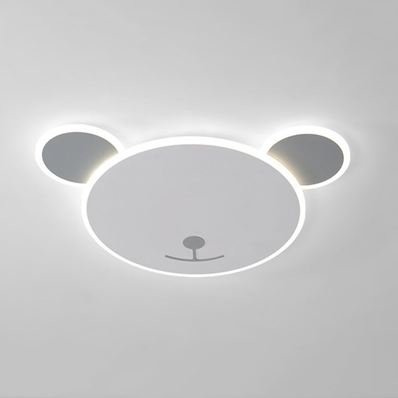 LED Flush Mount Lighting Modern Ceiling Light White for Bedroom