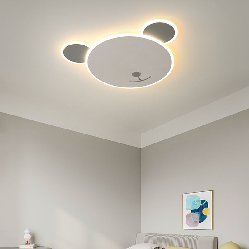 LED Flush Mount Lighting Modern Ceiling Light White for Bedroom