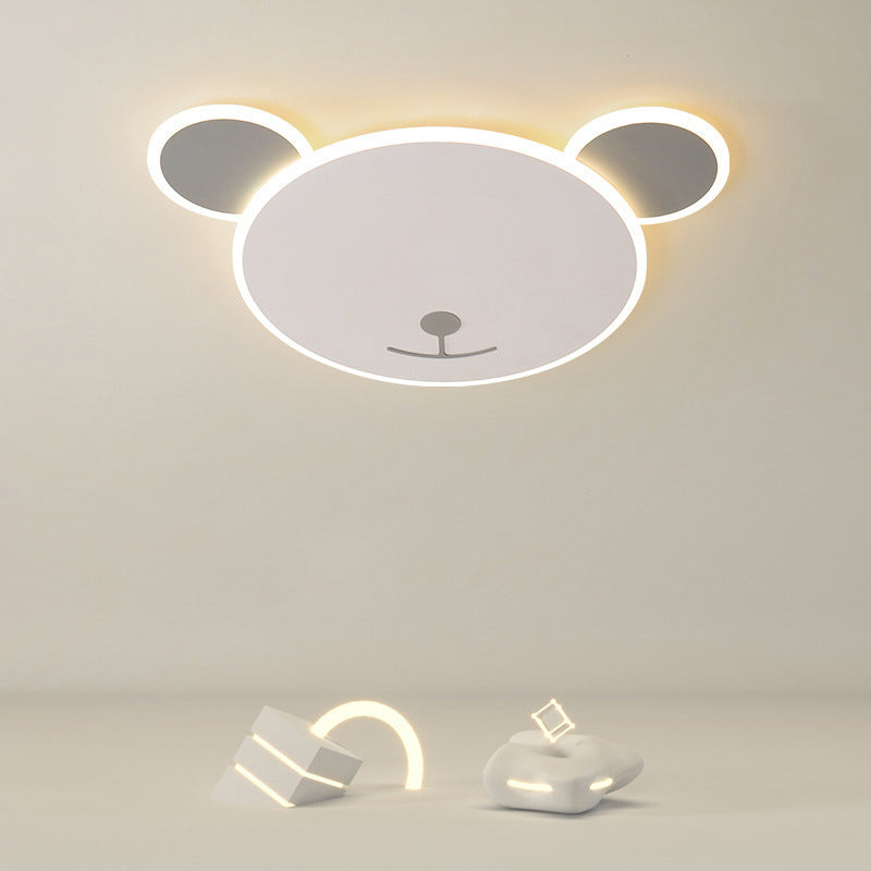 LED Flush Mount Lighting Modern Ceiling Light White for Bedroom