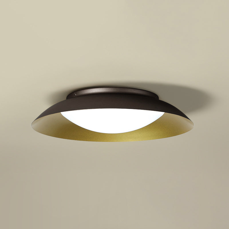 Modernism Ceiling Light Gray/Coffee Flush Mount Lighting for Hallway