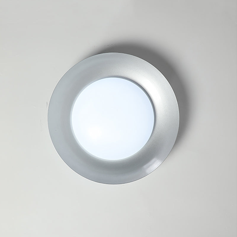 Modernism Ceiling Light Gray/Coffee Flush Mount Lighting for Hallway