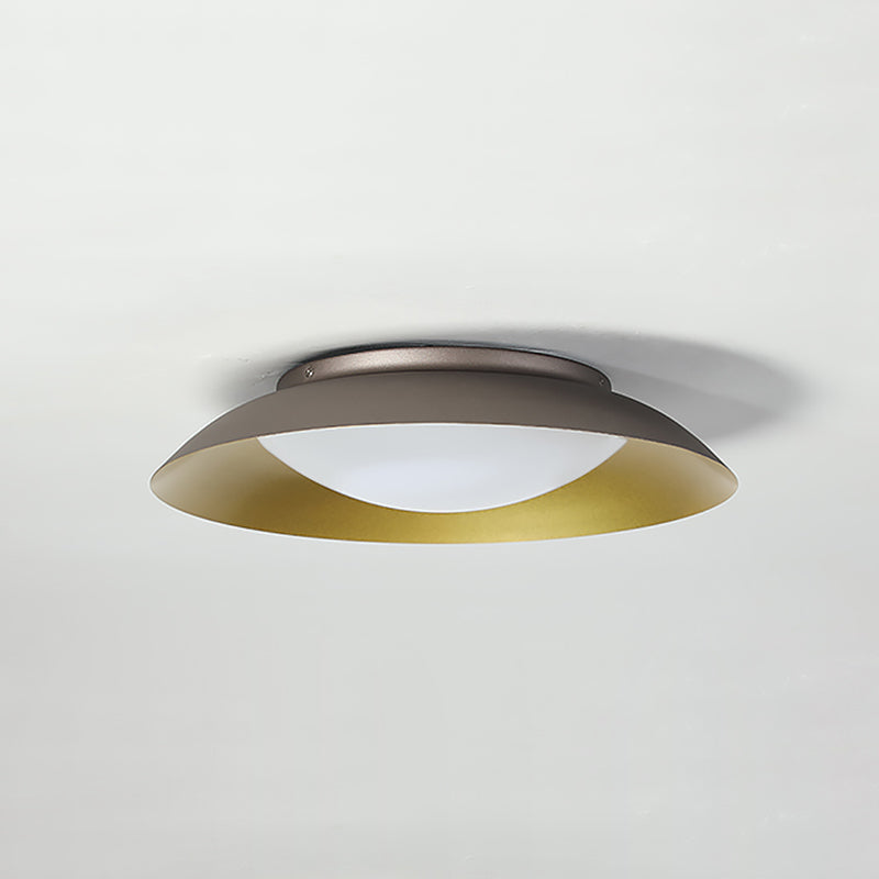 Modernism Ceiling Light Gray/Coffee Flush Mount Lighting for Hallway