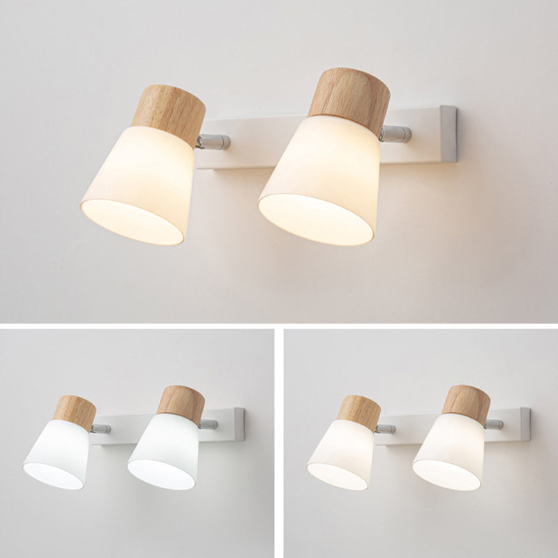 Modern Cone Shape Wall Mount Light Fixture Sconce Lamp for Wash Room