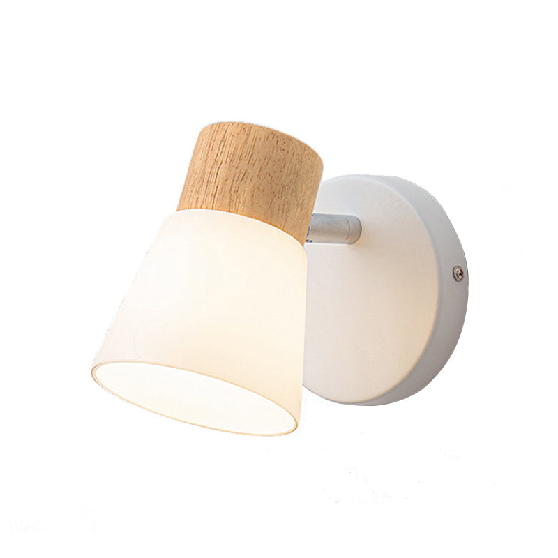 Tapered Wall Mount Light Fixture Modern Sconce Lamp for Washroom