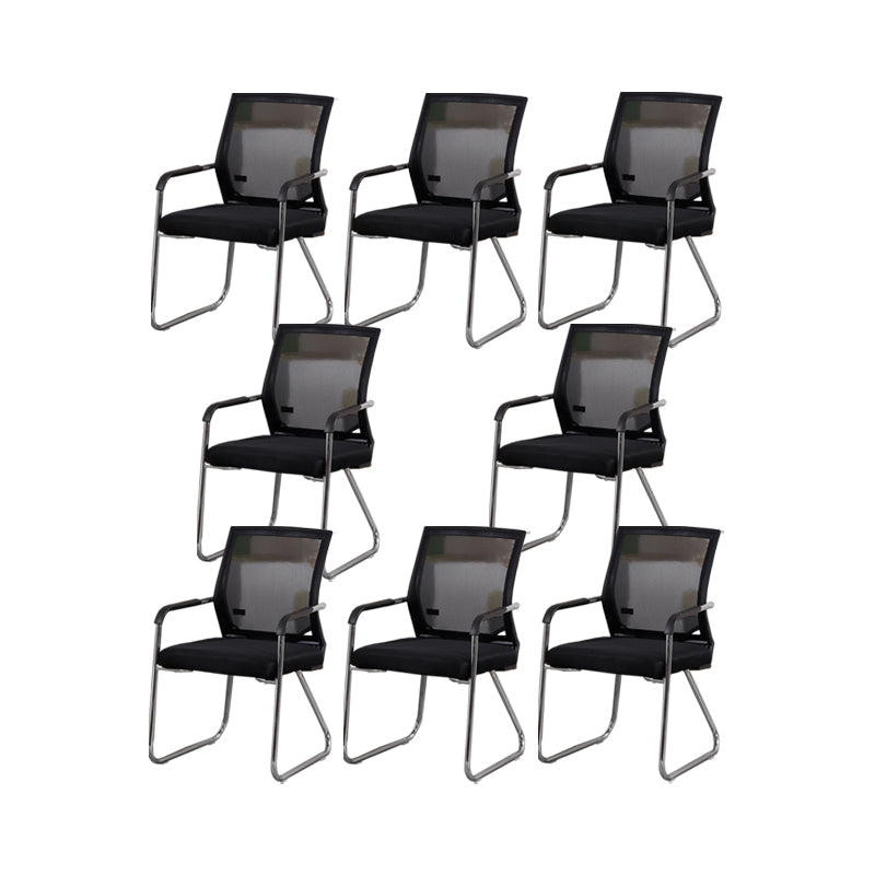 CorLiving Workspace Modern Office Chair Black Mid-Back Mesh Desk Chair