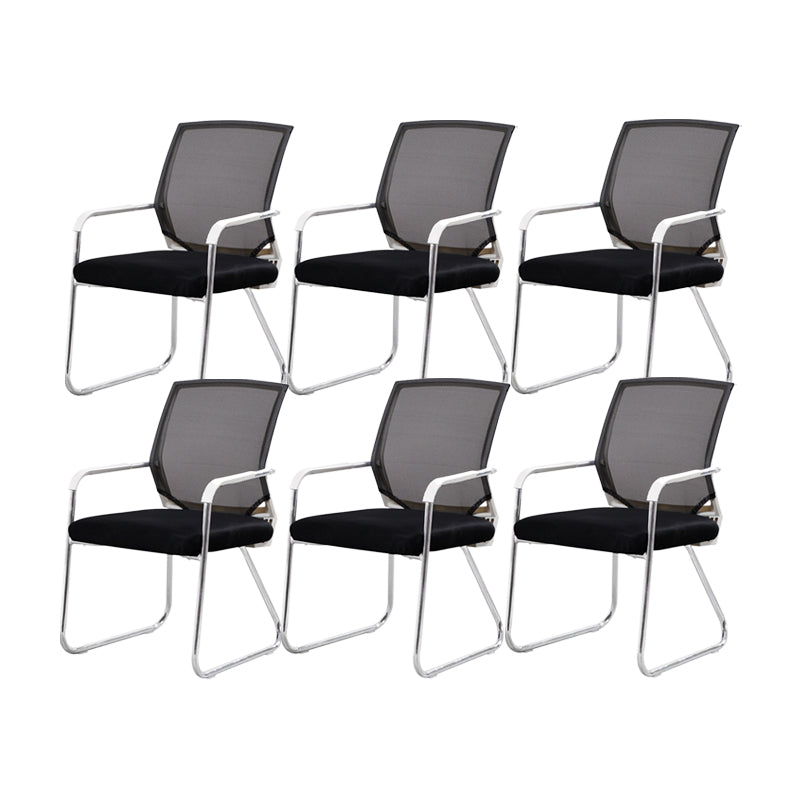 CorLiving Workspace Modern Office Chair Black Mid-Back Mesh Desk Chair