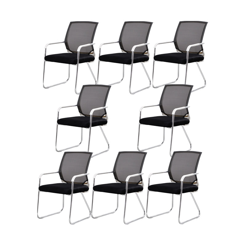 CorLiving Workspace Modern Office Chair Black Mid-Back Mesh Desk Chair