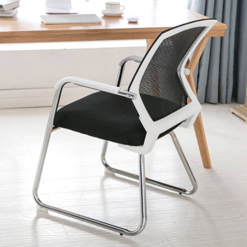 CorLiving Workspace Modern Office Chair Black Mid-Back Mesh Desk Chair