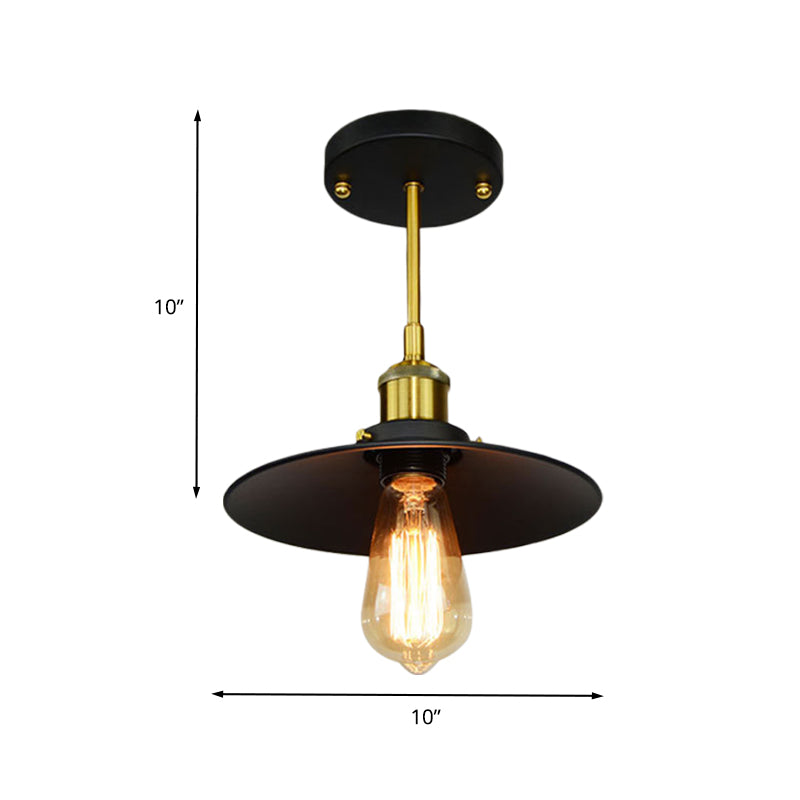 1 ampoule Farm à l'évacuation de la lampe à monture à lutte contre le plafond métallique