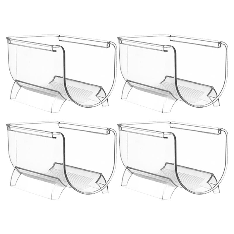 Modern Acrylic Wine Rack Bottle Tabletop Or Countertop Free-Stand Bottle Holder in Clear