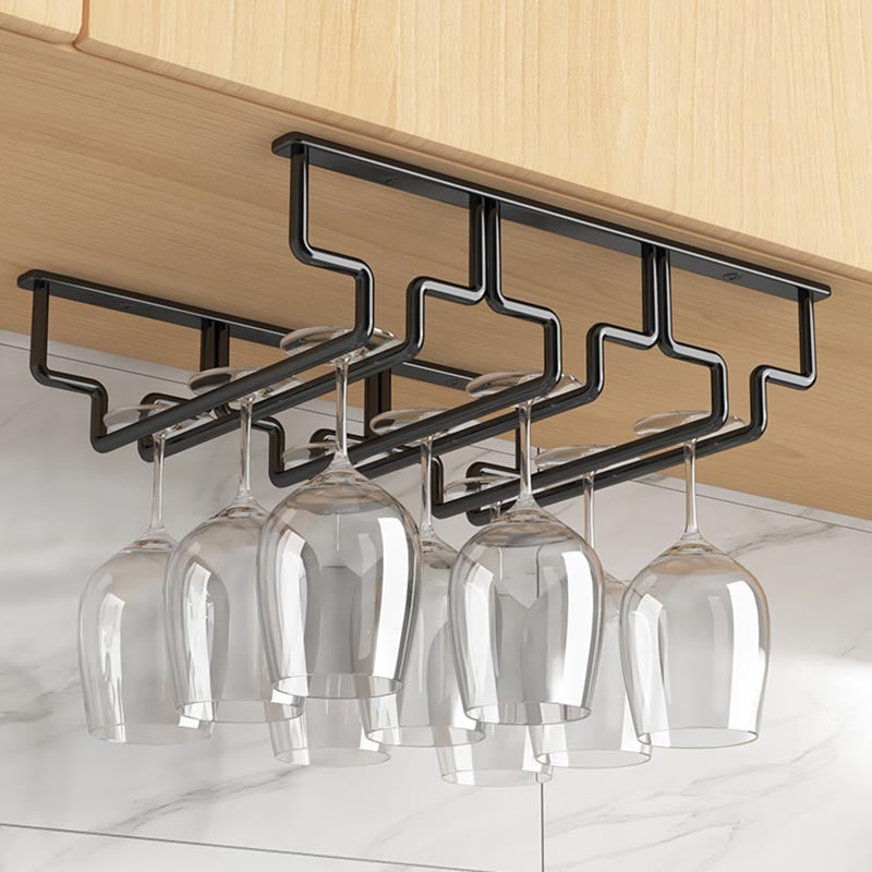 Contemporary Metal Glass & Stemware Holder Hanging Wine Glass Rack