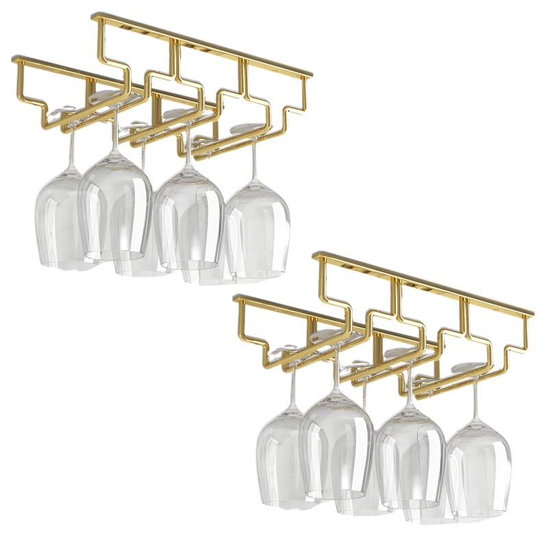 Contemporary Metal Glass & Stemware Holder Hanging Wine Glass Rack