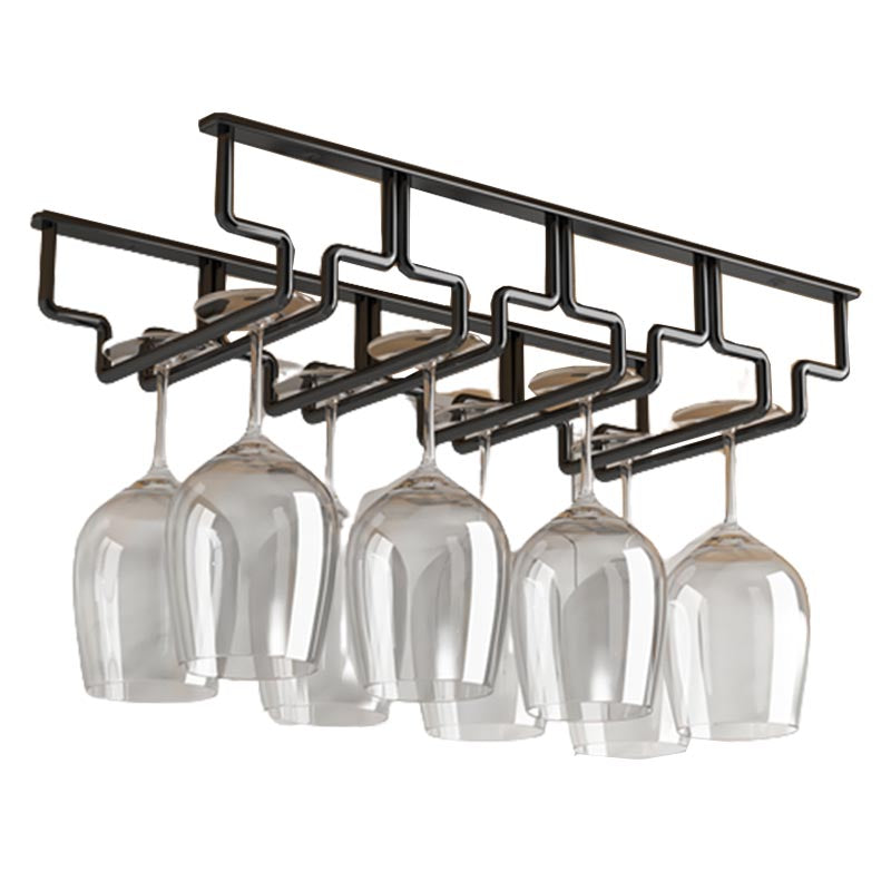 Contemporary Metal Glass & Stemware Holder Hanging Wine Glass Rack