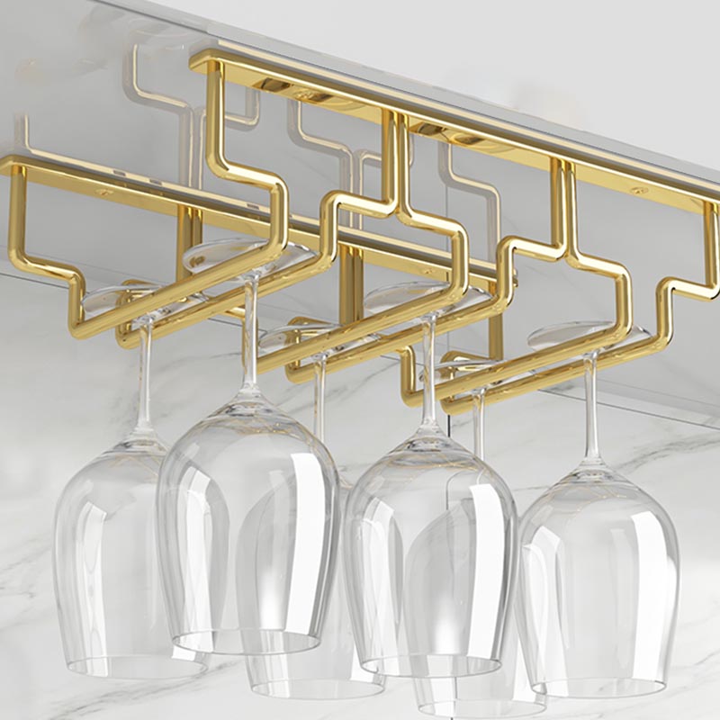 Contemporary Metal Glass & Stemware Holder Hanging Wine Glass Rack