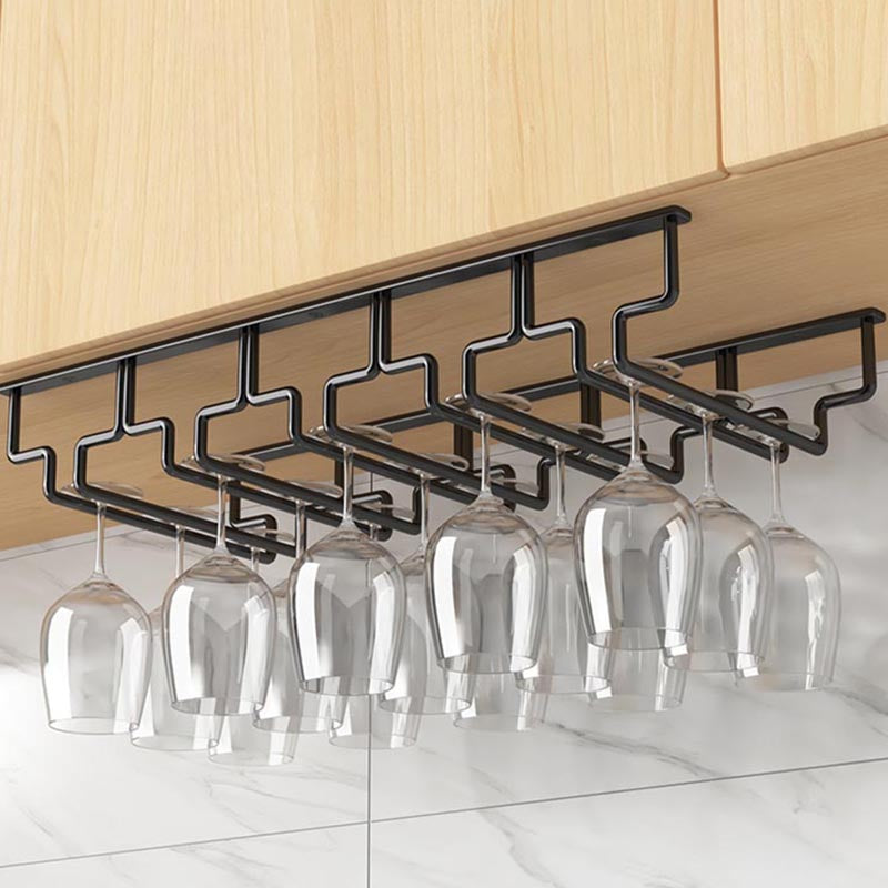 Contemporary Metal Glass & Stemware Holder Hanging Wine Glass Rack