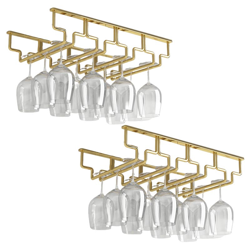 Contemporary Metal Glass & Stemware Holder Hanging Wine Glass Rack