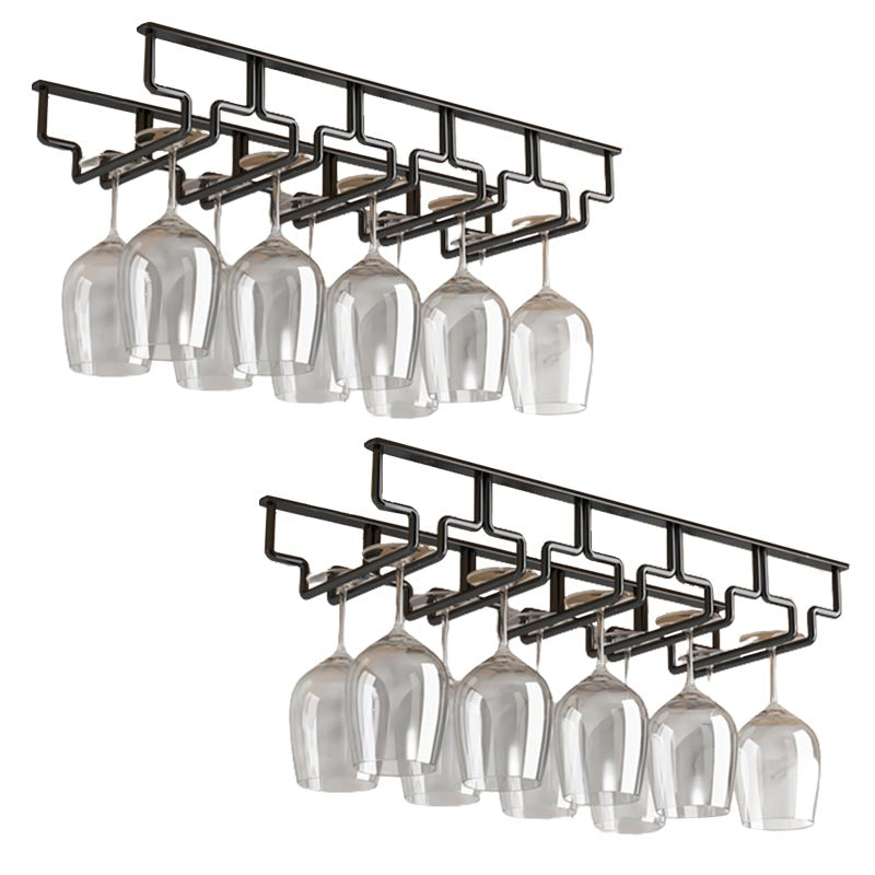 Contemporary Metal Glass & Stemware Holder Hanging Wine Glass Rack