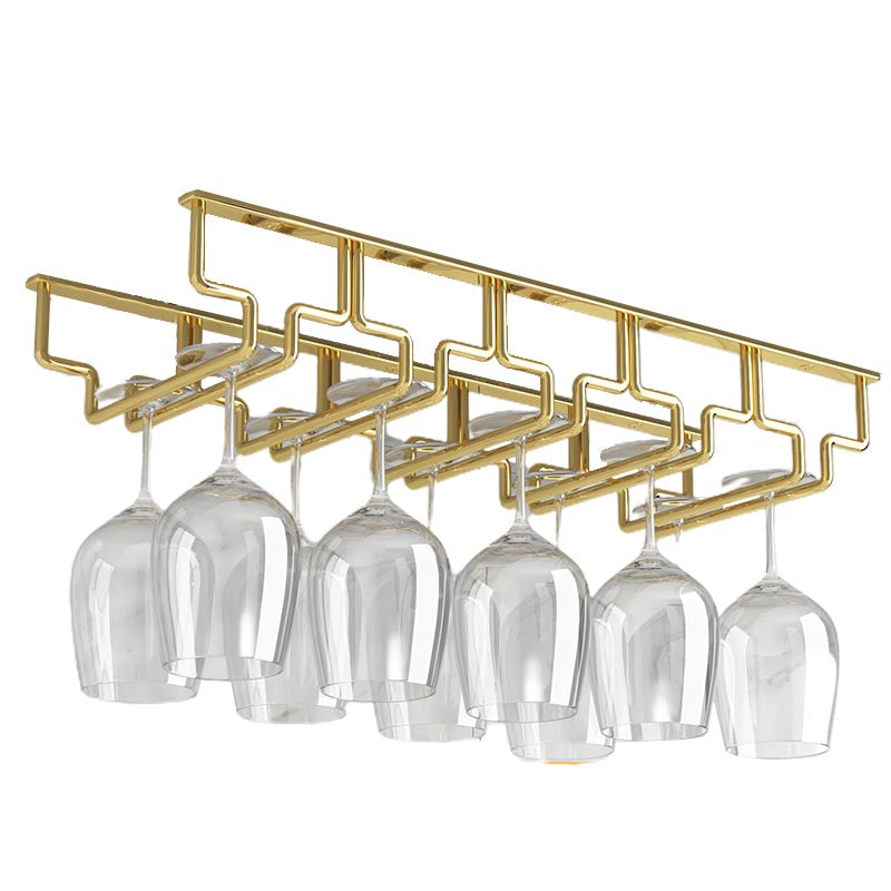 Contemporary Metal Glass & Stemware Holder Hanging Wine Glass Rack