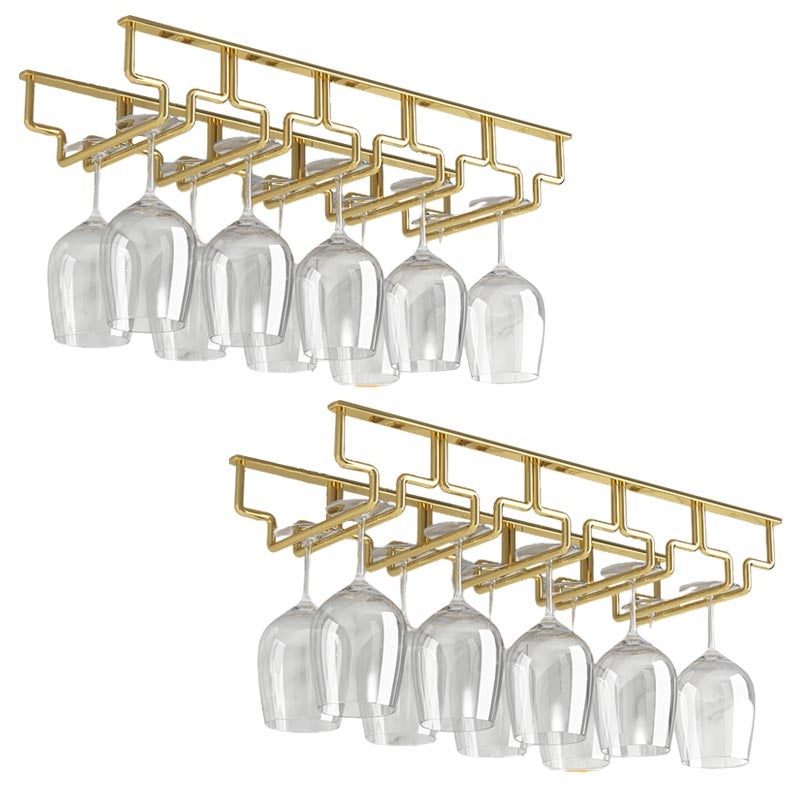 Contemporary Metal Glass & Stemware Holder Hanging Wine Glass Rack