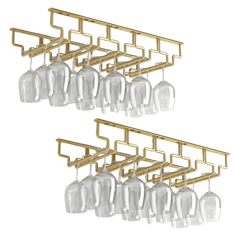 Contemporary Metal Glass & Stemware Holder Hanging Wine Glass Rack