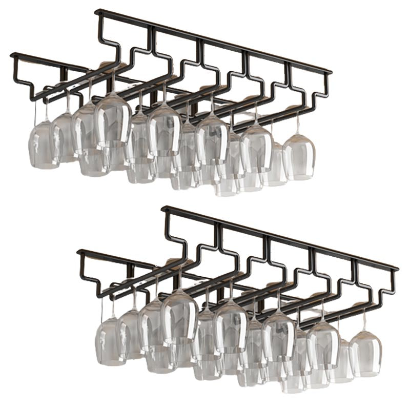 Contemporary Metal Glass & Stemware Holder Hanging Wine Glass Rack