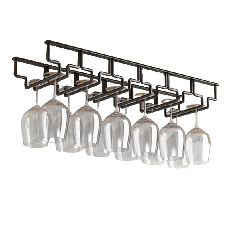 Contemporary Metal Glass & Stemware Holder Hanging Wine Glass Rack