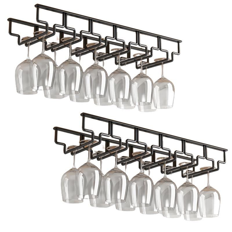 Contemporary Metal Glass & Stemware Holder Hanging Wine Glass Rack