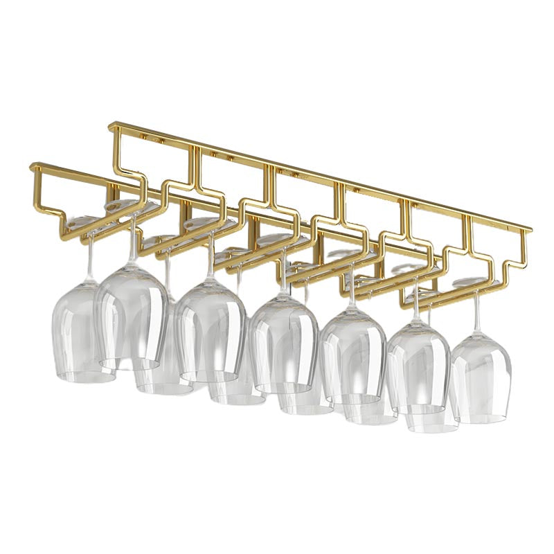 Contemporary Metal Glass & Stemware Holder Hanging Wine Glass Rack