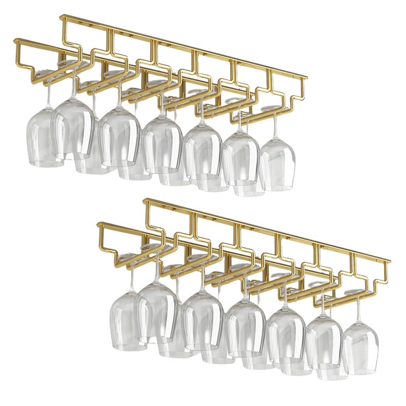 Contemporary Metal Glass & Stemware Holder Hanging Wine Glass Rack