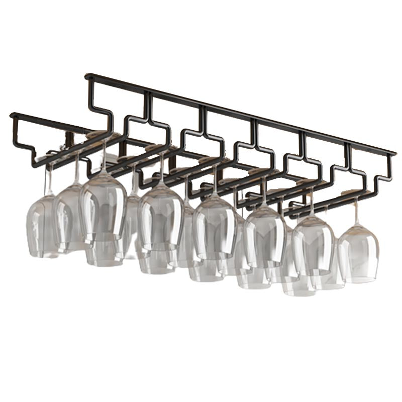 Contemporary Metal Glass & Stemware Holder Hanging Wine Glass Rack