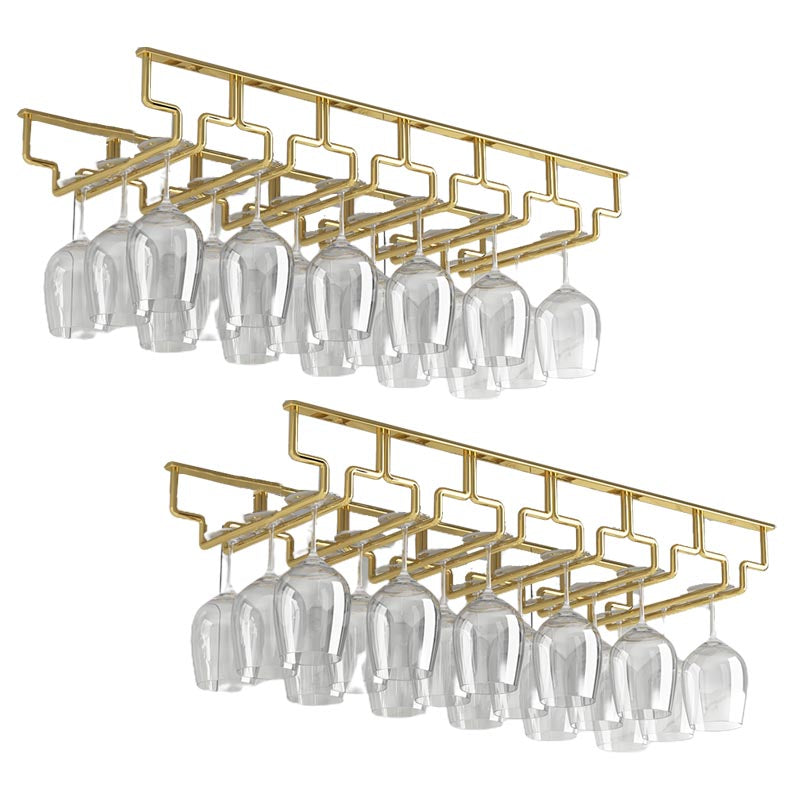 Contemporary Metal Glass & Stemware Holder Hanging Wine Glass Rack