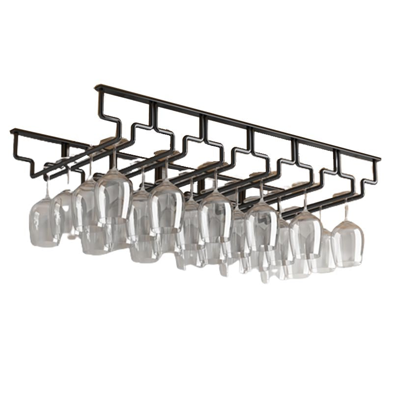 Contemporary Metal Glass & Stemware Holder Hanging Wine Glass Rack