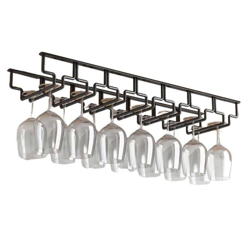 Contemporary Metal Glass & Stemware Holder Hanging Wine Glass Rack