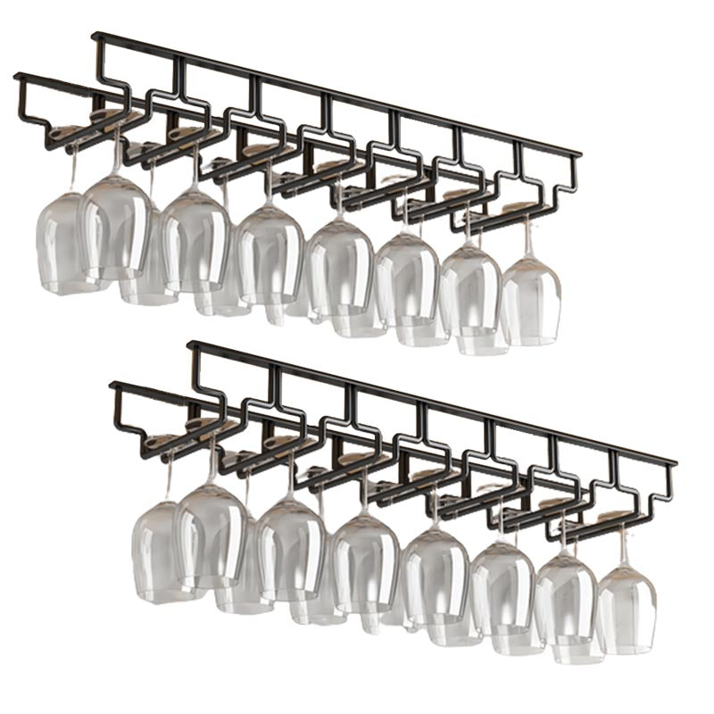 Contemporary Metal Glass & Stemware Holder Hanging Wine Glass Rack