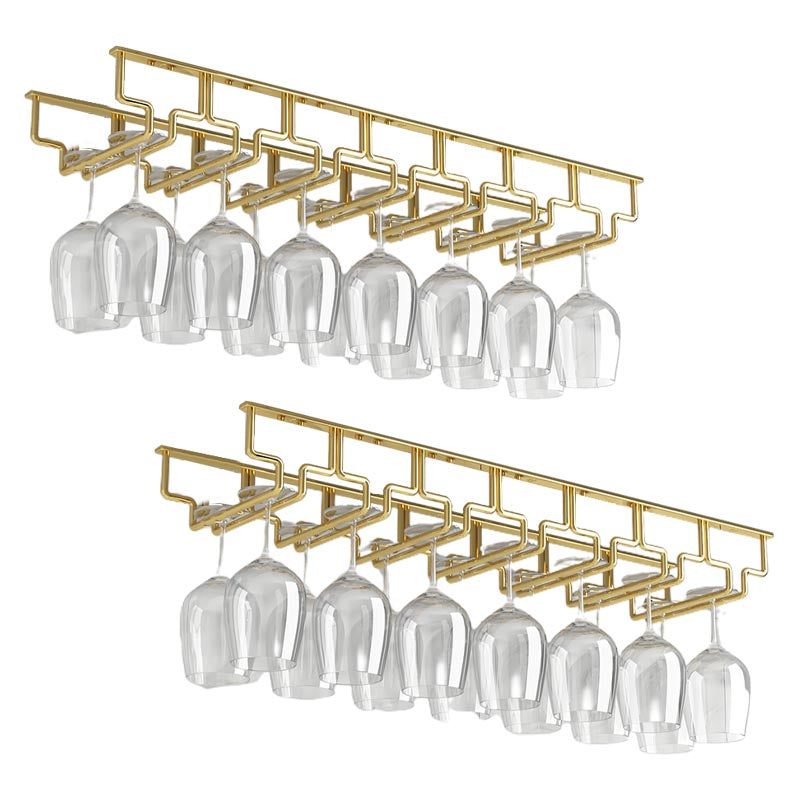 Contemporary Metal Glass & Stemware Holder Hanging Wine Glass Rack