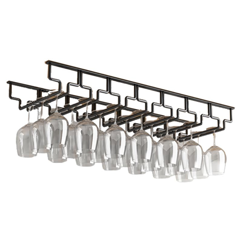 Contemporary Metal Glass & Stemware Holder Hanging Wine Glass Rack