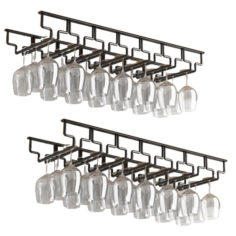 Contemporary Metal Glass & Stemware Holder Hanging Wine Glass Rack