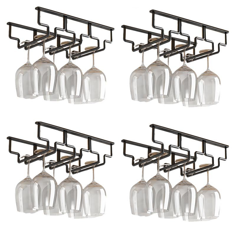 Contemporary Metal Glass & Stemware Holder Hanging Wine Glass Rack