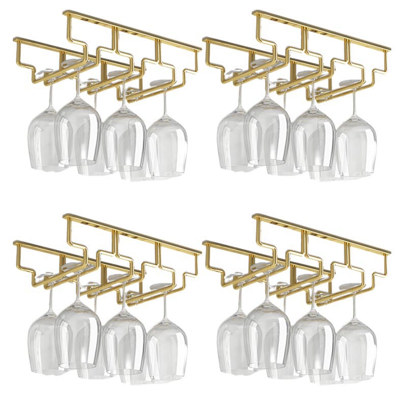 Contemporary Metal Glass & Stemware Holder Hanging Wine Glass Rack