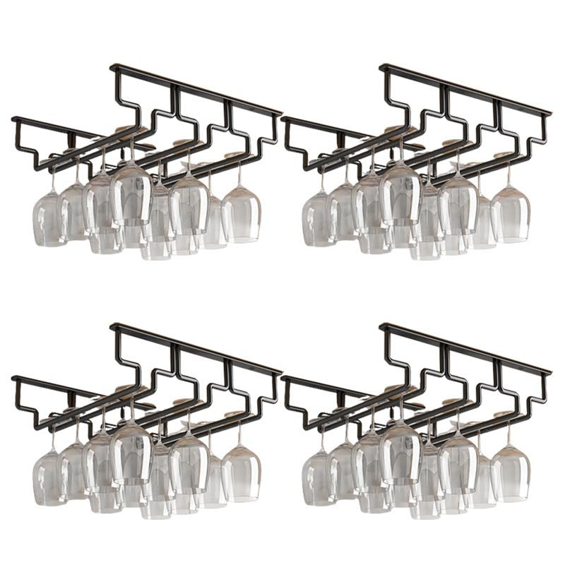 Contemporary Metal Glass & Stemware Holder Hanging Wine Glass Rack