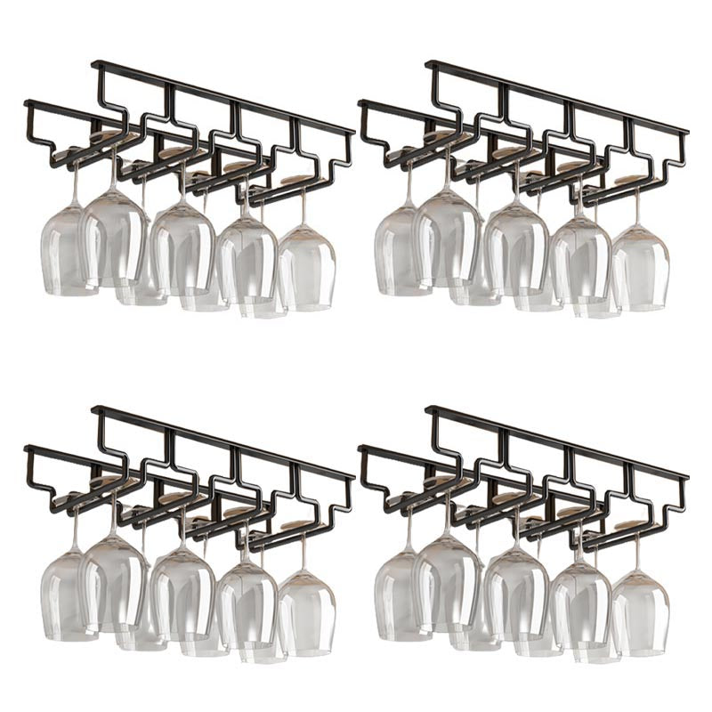 Contemporary Metal Glass & Stemware Holder Hanging Wine Glass Rack