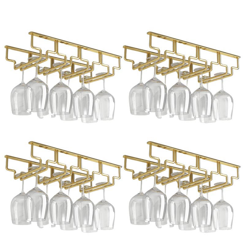 Contemporary Metal Glass & Stemware Holder Hanging Wine Glass Rack