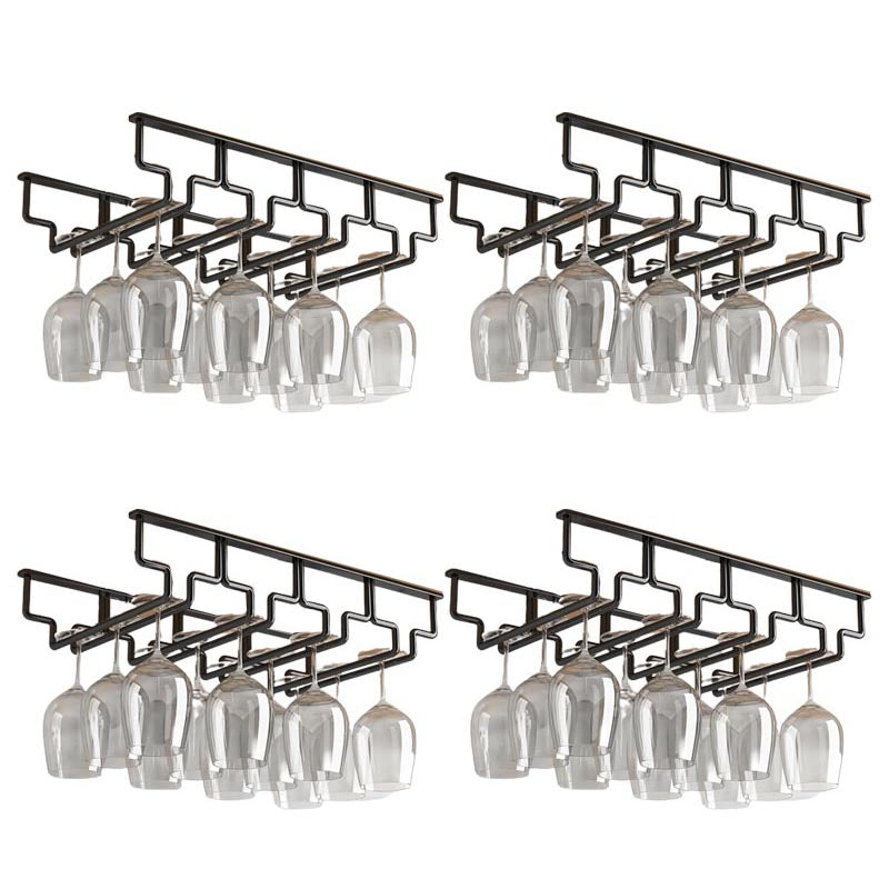 Contemporary Metal Glass & Stemware Holder Hanging Wine Glass Rack