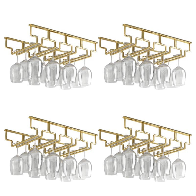 Contemporary Metal Glass & Stemware Holder Hanging Wine Glass Rack